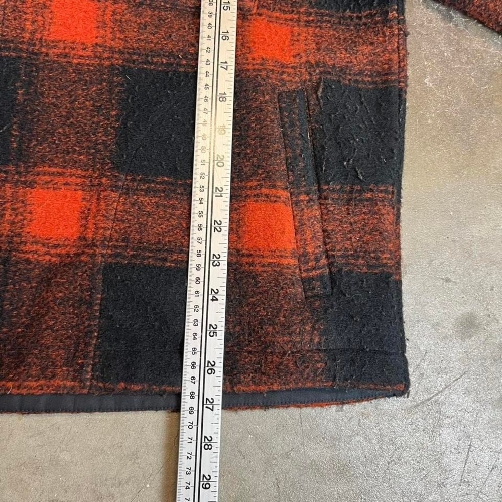 Rei co-op red and black plaid fleece jacket Size men's XL - Picture 6 of 7